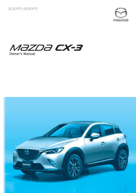 2017 Mazda CX3 Owners Manual